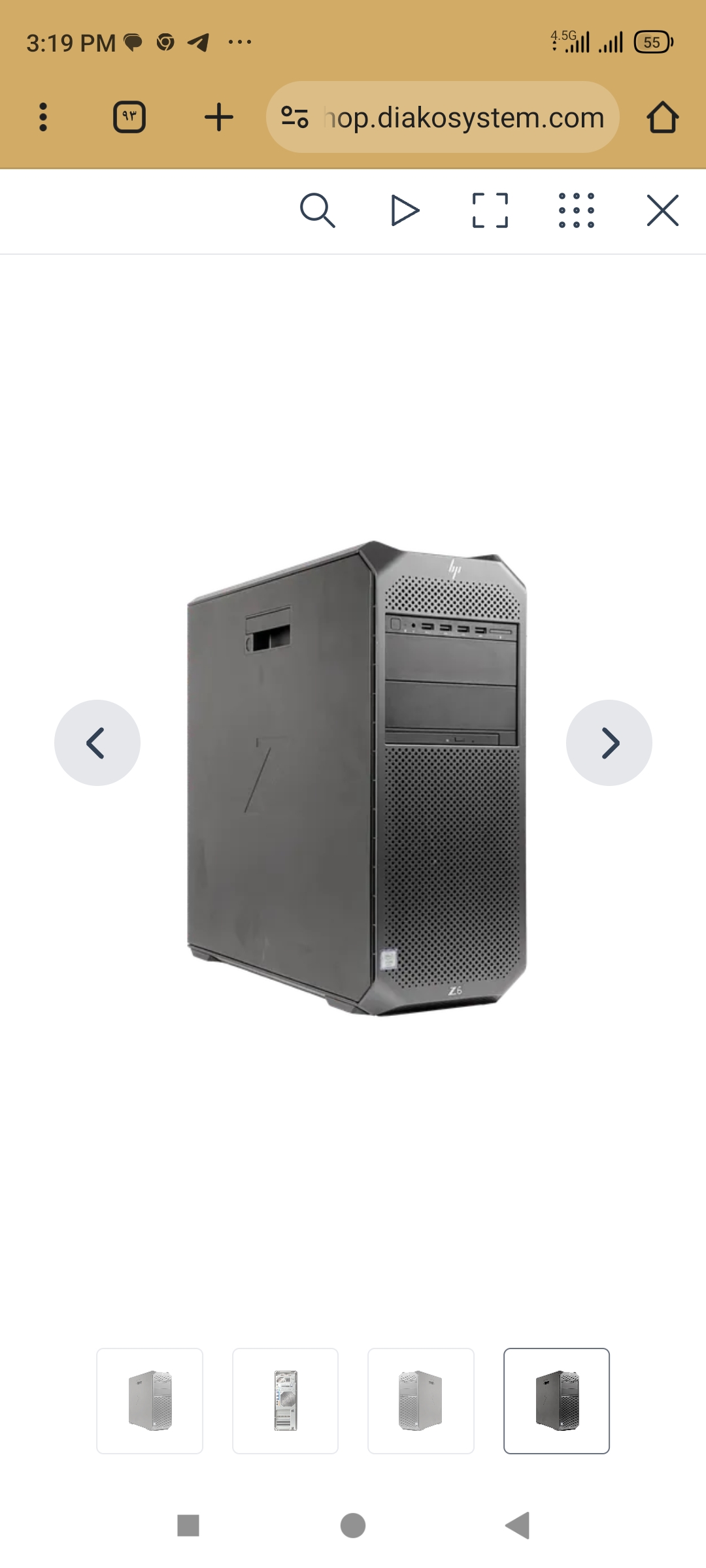 سرور ورک استیشن HP مدل Z6 G4 WORKSTATION (2x INTEL XEON 6138GOLD)
